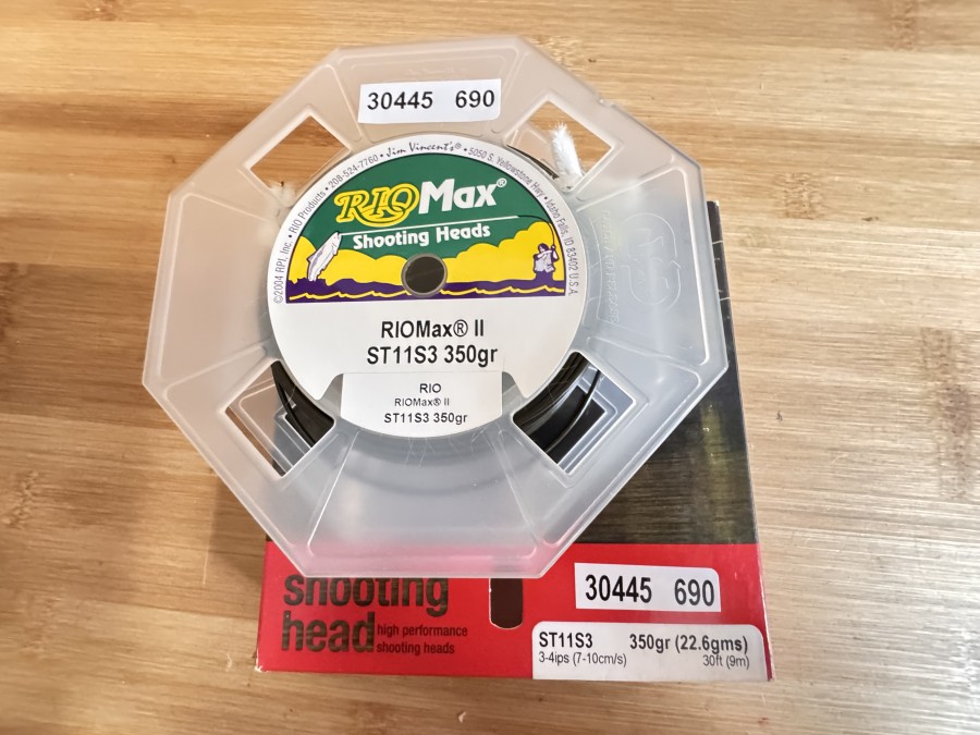 Shooting Head, Rio Max II, ST11S3,  350gr (22,6gms), 9m, ungefischt im Karton