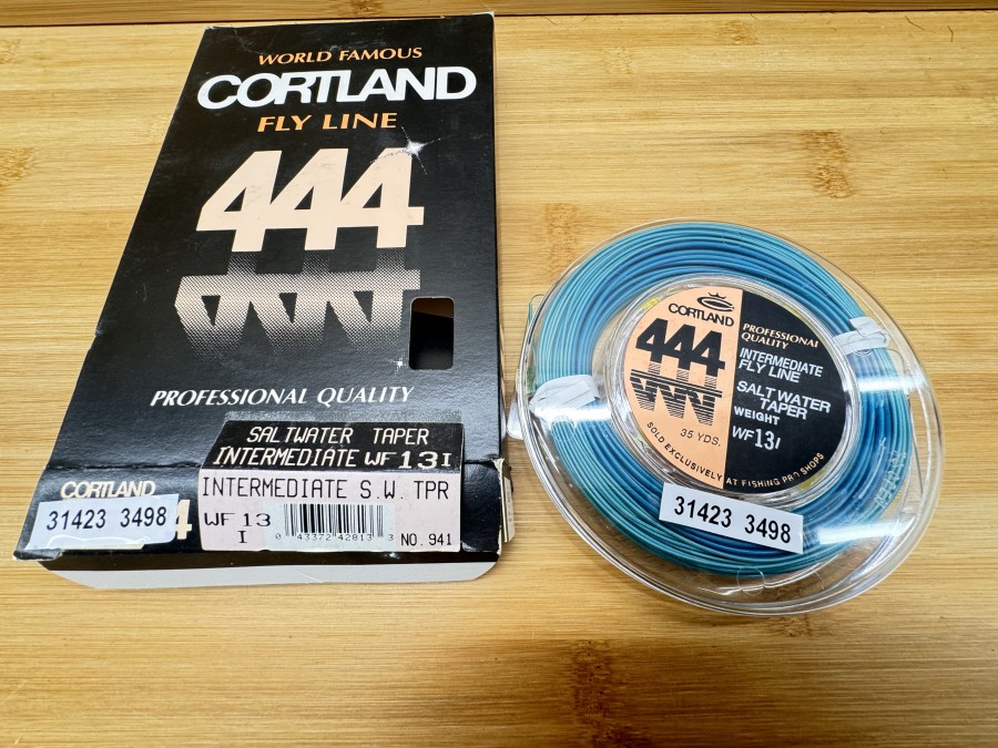 Fliegenschnur, Cortland, 444, Saltwater Taper Intermediate WF 13I, neu im Karton