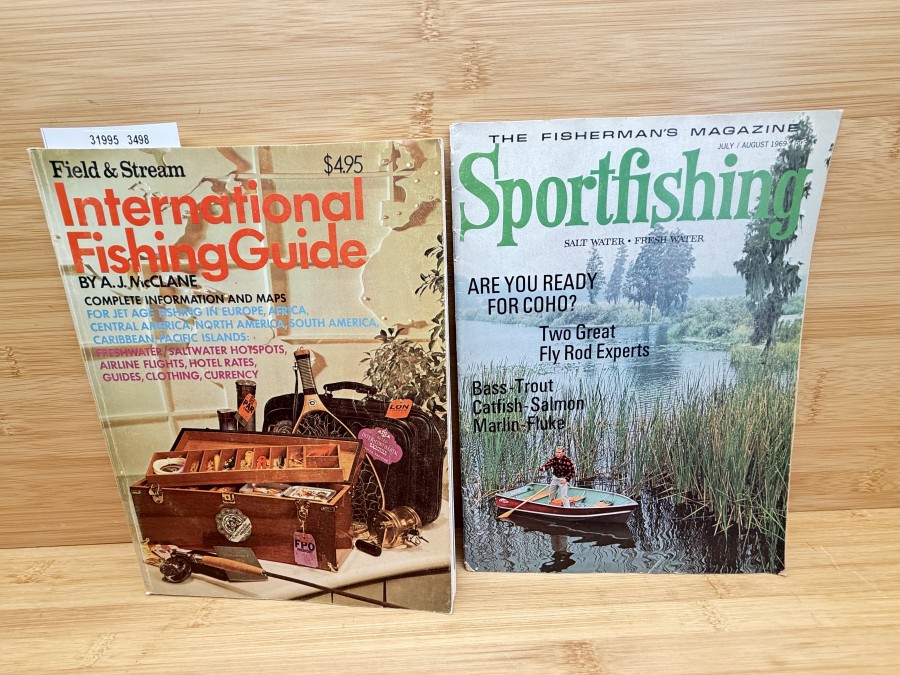 Zeitschriften, Field & Stream International Fishing Guide, A.J.McClane, 1971. The Fisherman´s Magazin Sportfishing, 1969