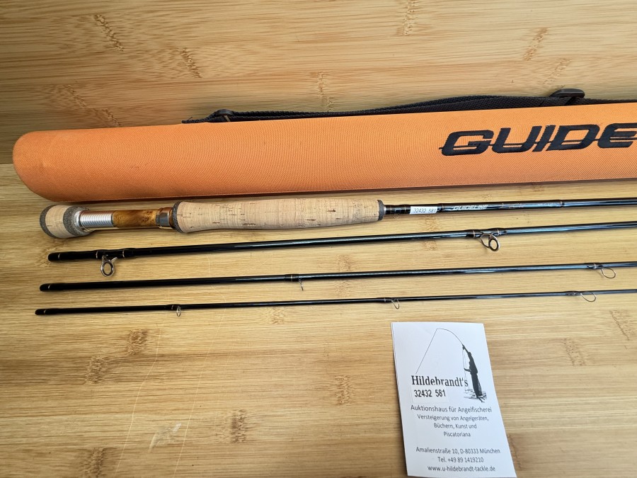 Fliegenrute, Guideline, LeCie, HPF MF, 4tlg., 10.0", #5, Gewicht 92g, Futteral, Canvas Transportrohr, leichte Gebrauchsspuren, Transportlänge 880mm