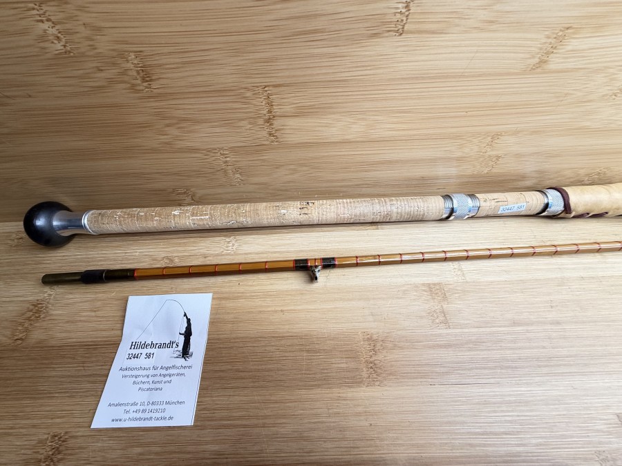 Gespliesste Spinnrute, The House of Hardy Alnwick England, 2tlg., 2,90m, Intermediates, 900mm Grifflänge, Futteral, Gebrauchsspuren, Transportlänge 1600mm