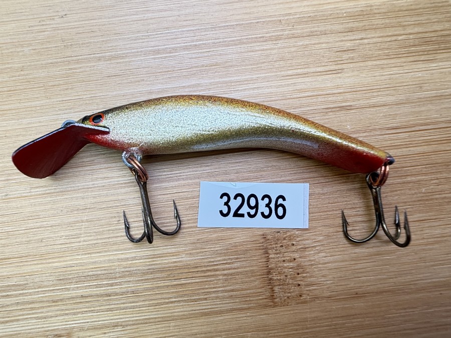 Wobbler, Turus Ukko, Handmade in Finland, , rot/gold/braun, 7cm, 5,50g, ungefischt