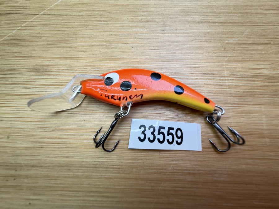 Wobbler, Turus Ukko, Turunen gemarkt, gelb/rot, 5cm, 4g, ungefischt