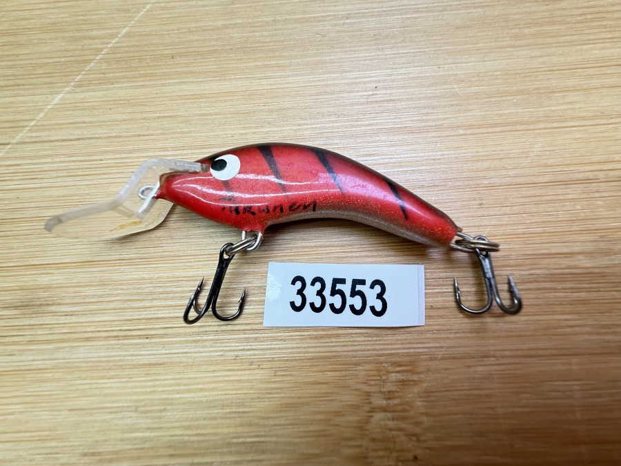 Wobbler, Turus Ukko, Turunen, rot/schwarz, 5cm, 4g, ungefischt