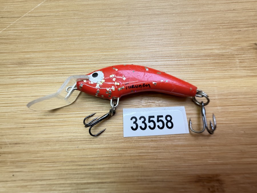 Wobbler, Turus Ukko, Turunen gemarkt, gelb/rot/schwarz, 5cm, 4g, ungefischt