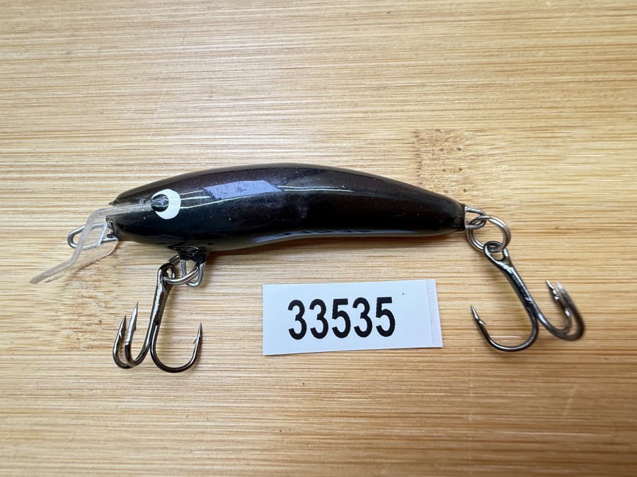 Wobbler, Turus Ukko, Turunen, schwarz, 5cm, 4g, ungefischt