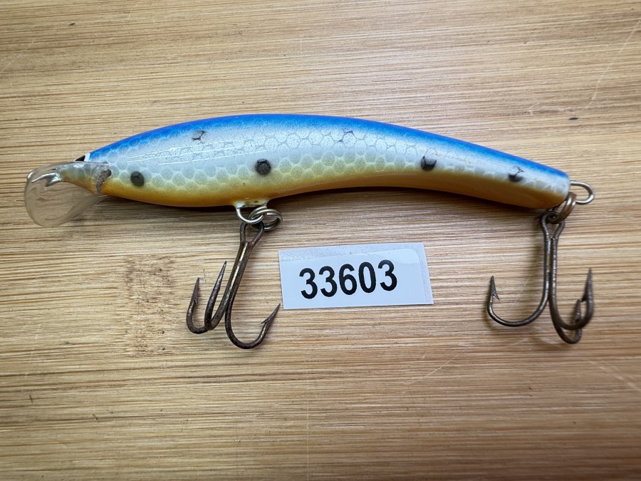 Wobbler, Turus Ukko, Turunen, orange/silber/blau. 7cm, 6g, ungefischt