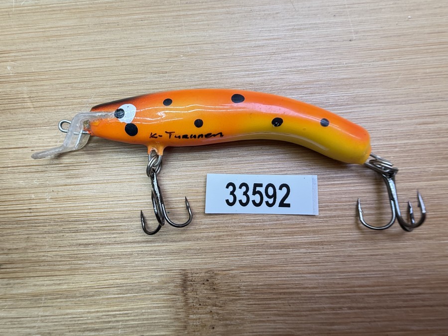 Wobbler, Turus Ukko, Turunen gemarkt, gelb/orange, 7cm, 6g, ungefischt