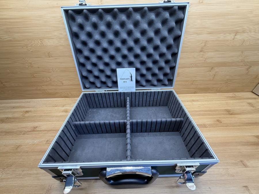 Rollenkoffer, Alu, 4 Fächer, 370x260x130mm