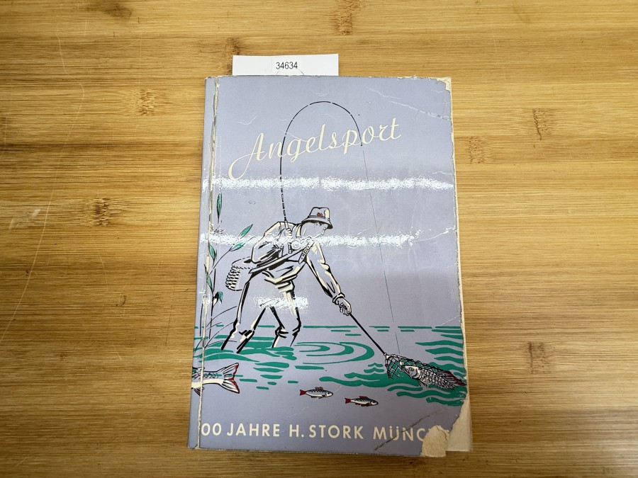 Angelsport, Angelgeräte-Katalog 60, 100 Jahre H. Stork, seit 1856, im In- und Ausland 40mal preisgekrönt, 1960